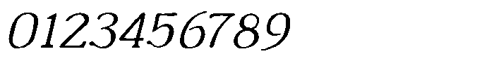 Aeterna Aeon Italic Font OTHER CHARS