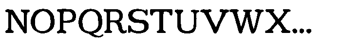 Aeterna Aeon Medium Font UPPERCASE