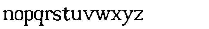 Aeterna Aeon Medium Font LOWERCASE