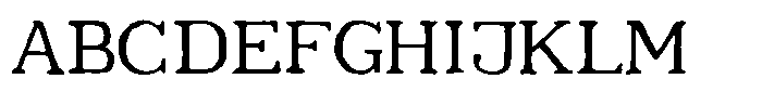 Aeterna Aeon Regular Font UPPERCASE