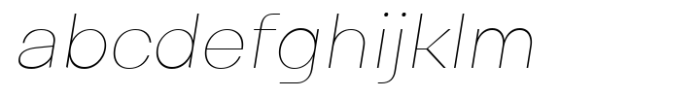 Aeternum Thin Italic FONT