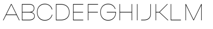 Aeternum Thin Font UPPERCASE