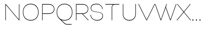 Aeternum Thin Font UPPERCASE