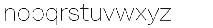Aether Neue Extra Thin Font LOWERCASE