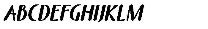 Aetherialrocks Oblique Font UPPERCASE