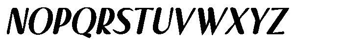 Aetherialrocks Oblique Font UPPERCASE