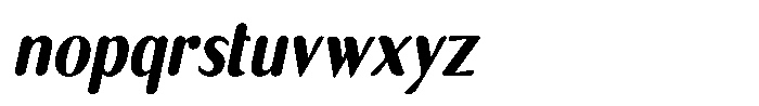 Aetherialrocks Oblique Font LOWERCASE
