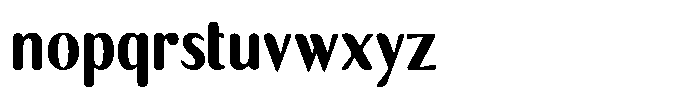 Aetherialrocks Regular Font LOWERCASE