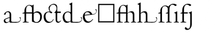 Aetna JY Alternates Roman Font LOWERCASE