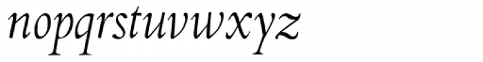 Aetna JY Italic Font LOWERCASE