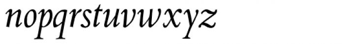 Aetna JY Newstyle 2 Medium Italic Font LOWERCASE