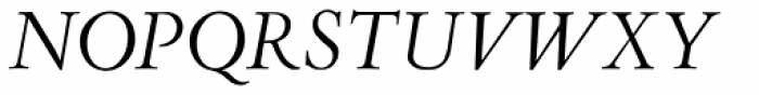 Aetna JY Newstyle Italic Font UPPERCASE
