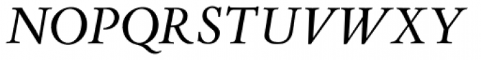 Aetna JY Pro Medium Italic Font UPPERCASE