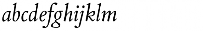 Aetna JY Pro Medium Italic Font LOWERCASE