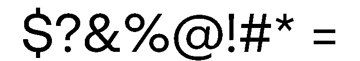 AeonikArabicVF Regular Font OTHER CHARS