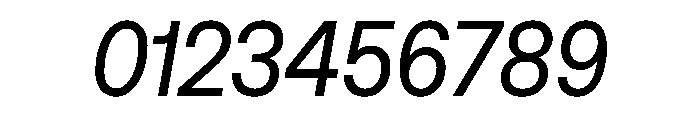 AeonikCondensedProVF RegularItalic Font OTHER CHARS