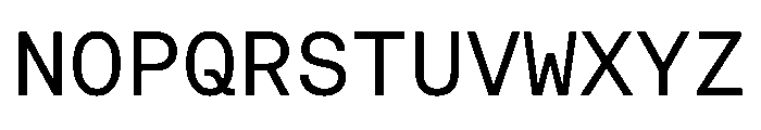 AeonikMonoProVF Regular Font UPPERCASE