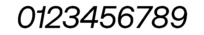 AeonikProVF RegularItalic Font OTHER CHARS