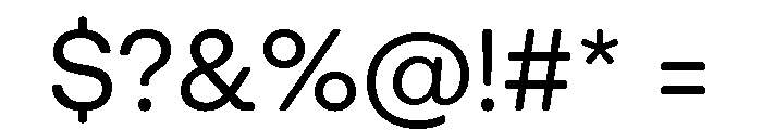 AeonikSoftProVF Regular Font OTHER CHARS