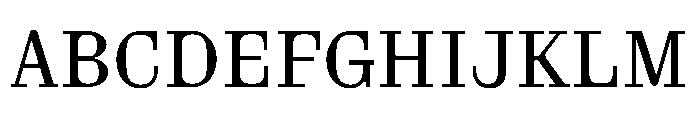 Aether A Font UPPERCASE