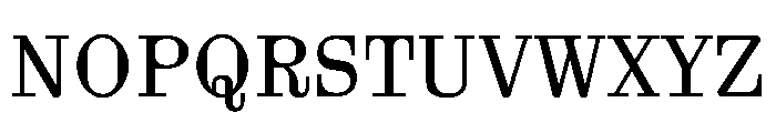 Aether A Font UPPERCASE