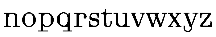 Aether A Font LOWERCASE