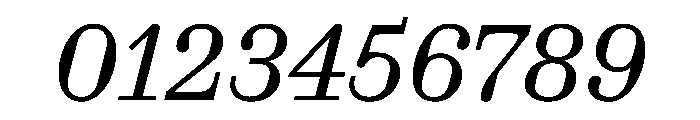 Aether BItalic Font OTHER CHARS