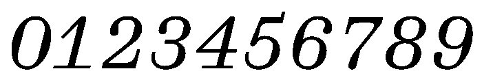 Aether BMonoItalic Font OTHER CHARS