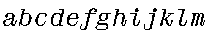Aether BMonoItalic FONT