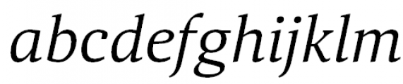Aelita Italic Font LOWERCASE