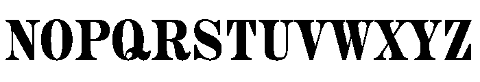 Aetna Condensed Regular Font UPPERCASE