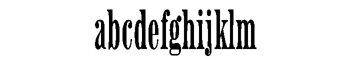 Aetna Double Extra Condensed Regular FONT