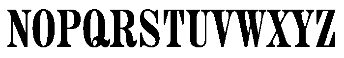 Aetna Extra Condensed Regular Font UPPERCASE