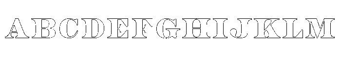 Aetna Outline FONT