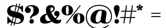 Aetna Regular Font OTHER CHARS