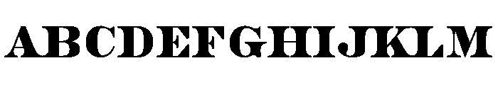 Aetna Regular Font UPPERCASE