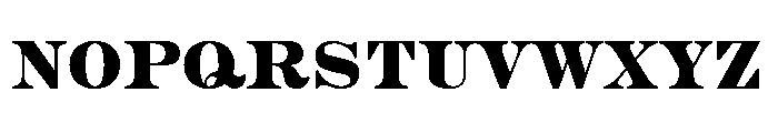 Aetna Regular Font UPPERCASE