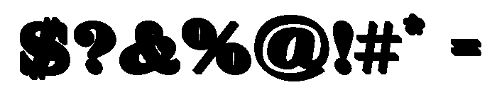 Aetna Shadow Font OTHER CHARS