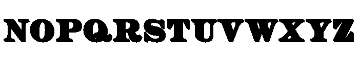 Aetna Shadow Font LOWERCASE