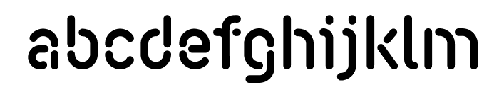 Fluo Regular Font LOWERCASE