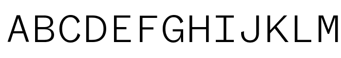 FoundersGroteskMono Light Font UPPERCASE