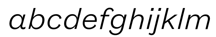 FoundersGroteskText LightItalic Font LOWERCASE