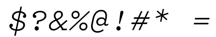 PitchWeb RegularItalic Font OTHER CHARS