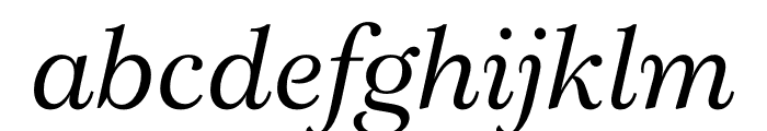 Afterall Italic Font LOWERCASE