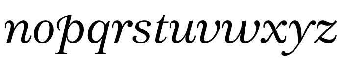 Afterall Italic Font LOWERCASE