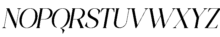 AFFIORA Extra Light Font UPPERCASE