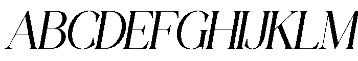 AFFIORA-ExtraLight Font UPPERCASE