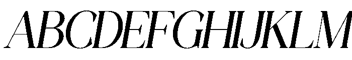 AFFIORA-Light Font UPPERCASE