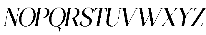 AFFIORA-Light Font UPPERCASE