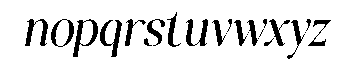 AFFIORA-Light Font LOWERCASE